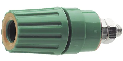Laboratoriesokkel ø 4 mm Gul/Grøn