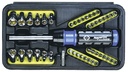 CK TOOLS - RATCHET SCREWDRIVER/SOCKET SET, 46PC