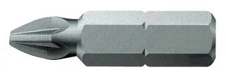 HEX BIT, 1/4", PZ3, 25MM, 1 stk.