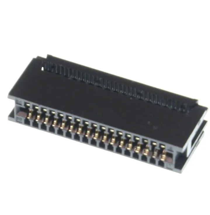 Kantconnector 2x17-pol RM2,54 Fladkabel