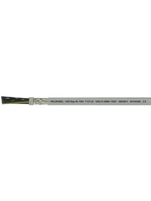 Skærmet kabel 16x0,50mm² Grå