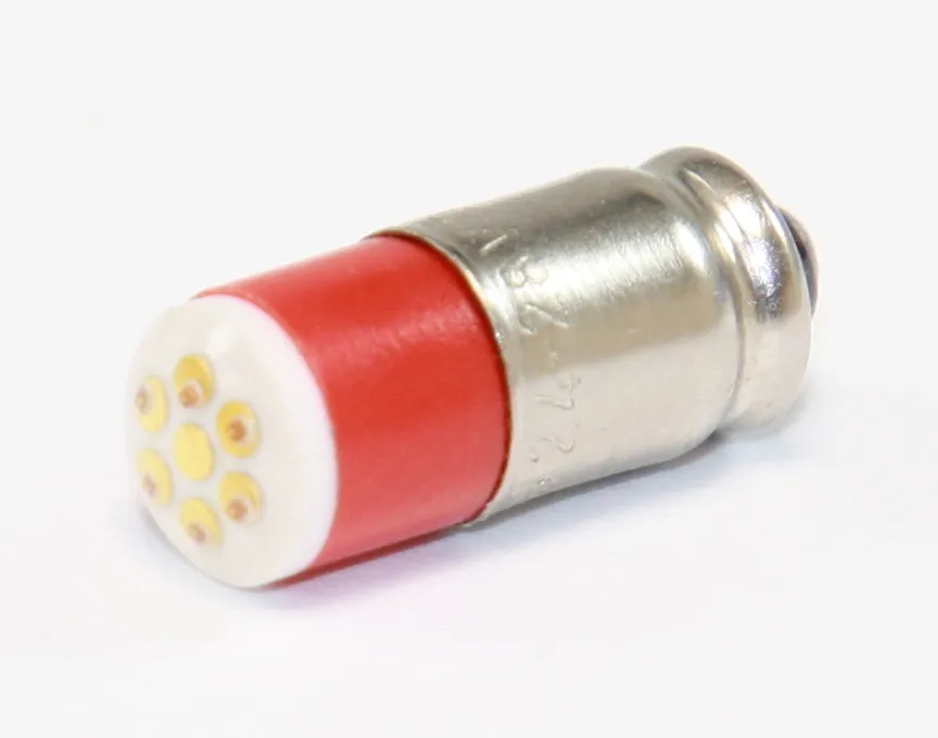 Signalpære LEDMG5.7s/9 (T1¾) 24 VAC/DC, 576M 13 2413 HR RØD