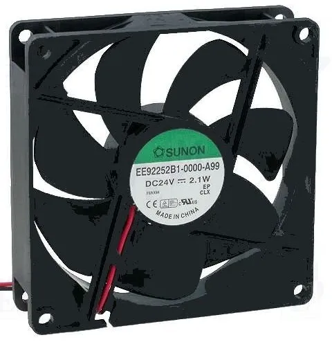 Fan 24V 92x25 B 87,4m³/h 34dBA