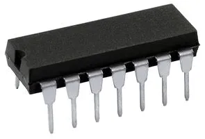 BIPOLAR TRANS, PNP, QUAD, -40V, DIP14