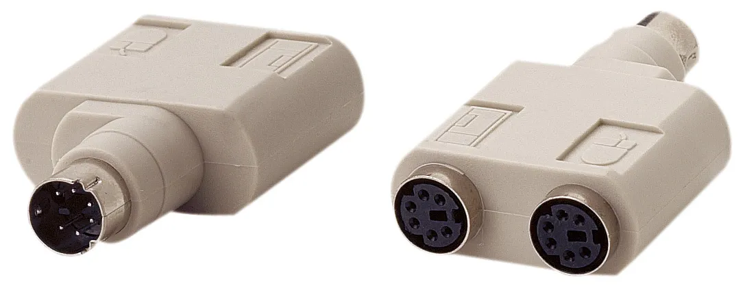PS2 ADAPTOR 6pol HAN - 2x6pol HUN
