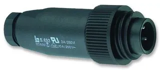 Serie 693 CIRCULAR PLUG, 3+PE WAY, PG9, CABLE