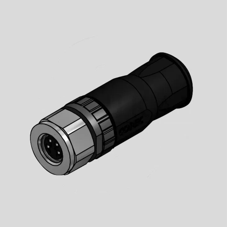 Female Cable Con. 3-Pole Screw Term