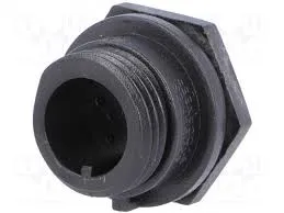 Front Panel Mounting Conn. Male 6-Pole