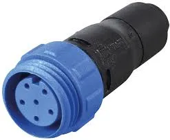 In-Line Flex Cable Conn. Female 6-Pole