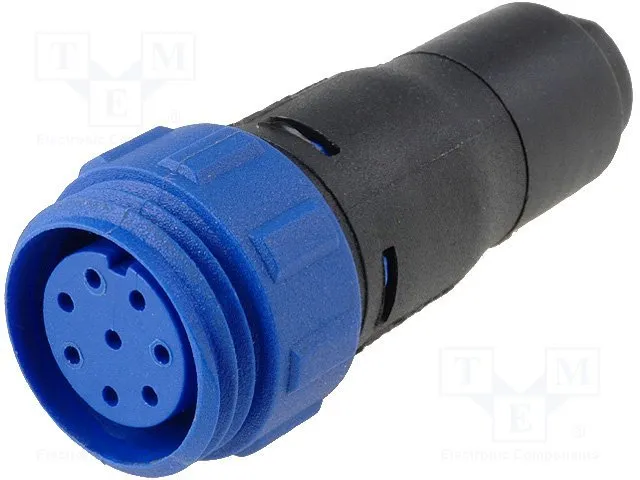 In-Line Flex Cable Conn. Female 8-Pole