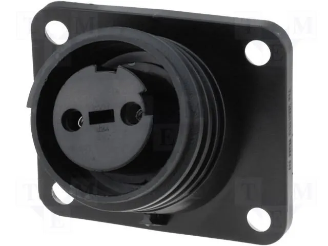 Flange Mounting Connector Female 2-Pole