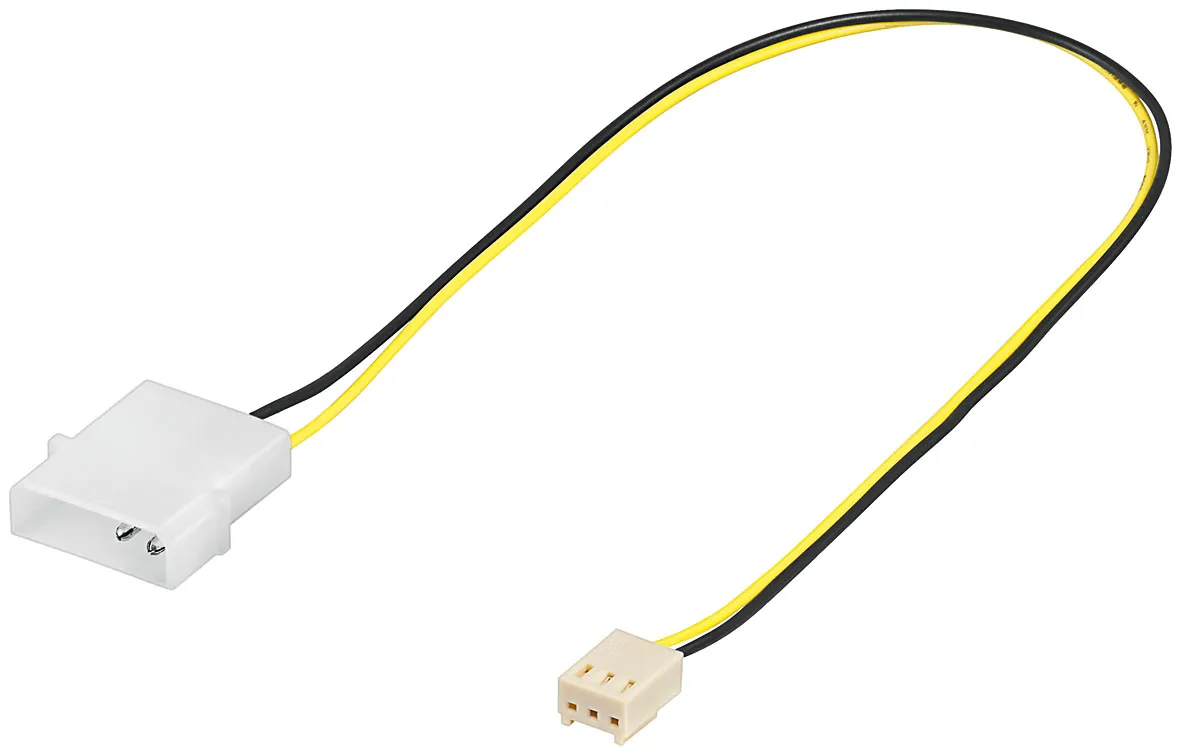 Fan adapterkabel 4 pin han > 3 pin hun