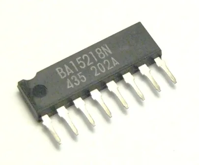 Dual high slew rate/ low noise operational amplifier SIP-8