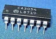 Differential Amp, Dual, DIP-14