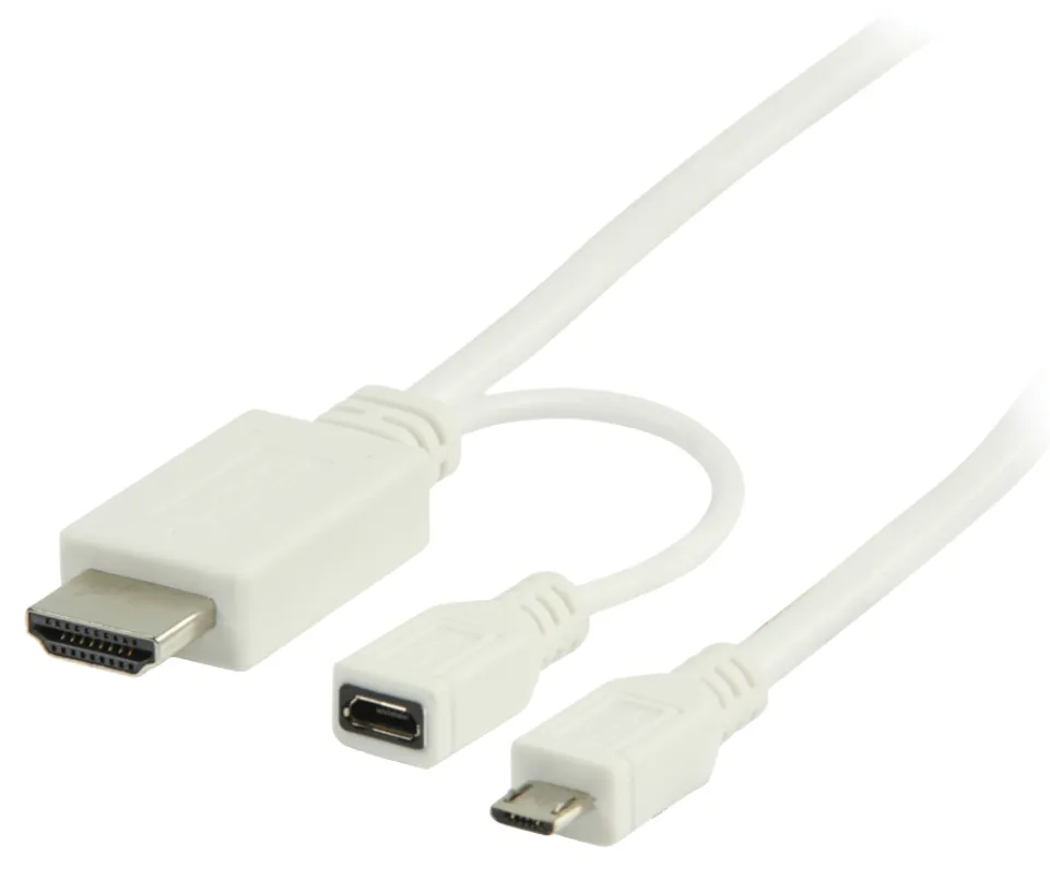 MHL connection cable 1.00 m white