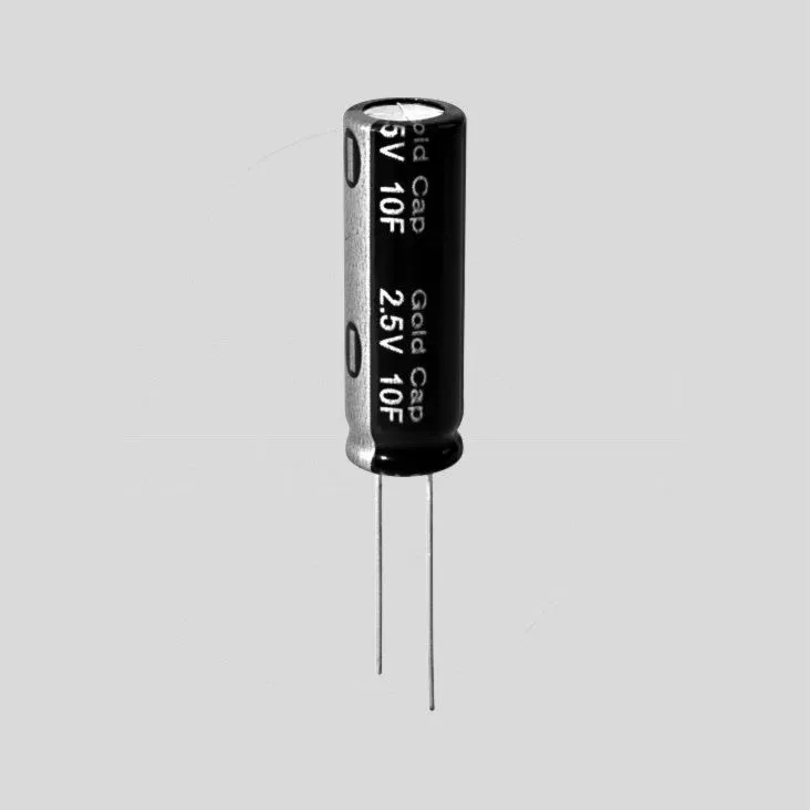 Gold Cap Capacitor 3,3F 2,5V 8x20mm P3,5