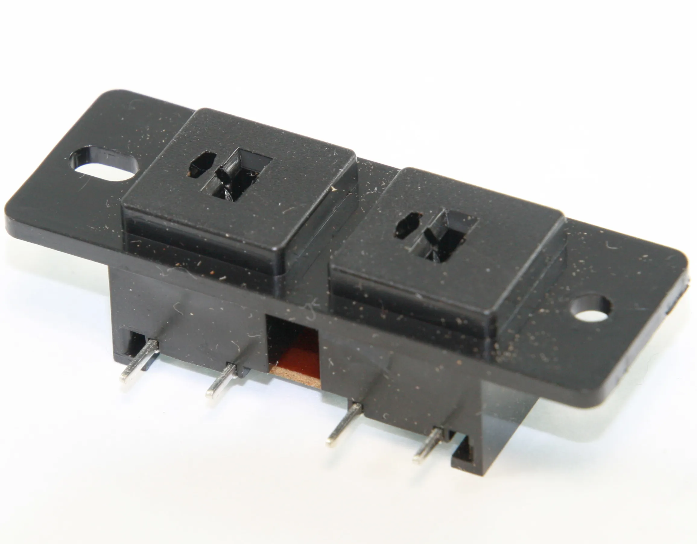 Højttaler bøsning 2 x HUN DIN PCB