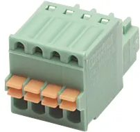 PLUG, FREE, SPRING, 2.5MM, 4WAY