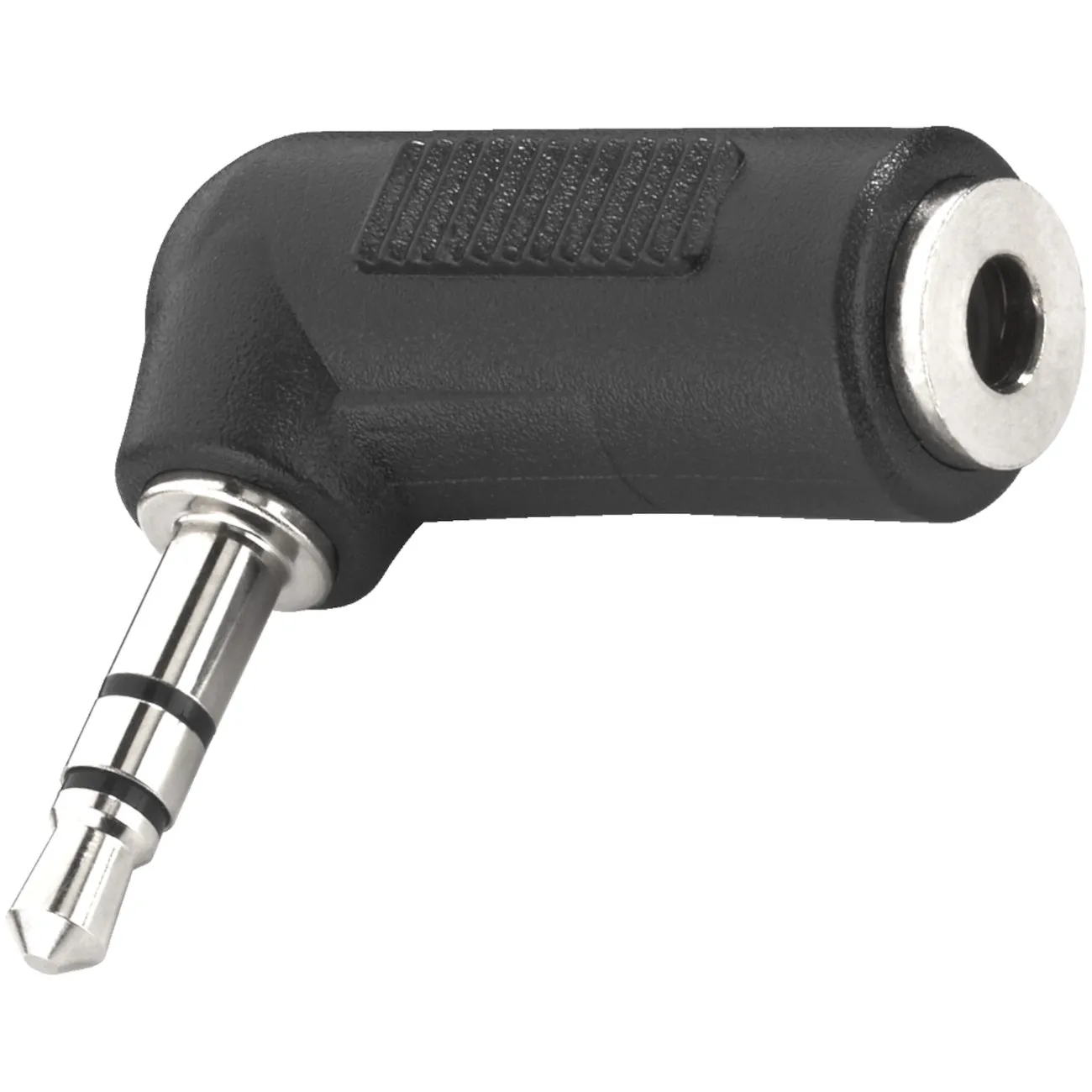 Minijack 3,5mm stereo adapter, vinkel