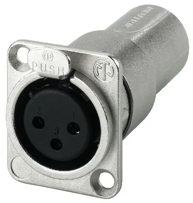XLR 3p HUN - XLR 3p HAN Chassis NEUTRIK