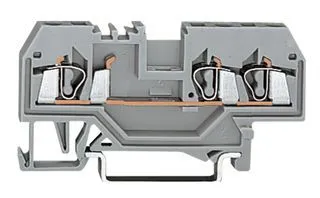 WAGO - TERMINAL BLOCK, DIN, 24A, GREY