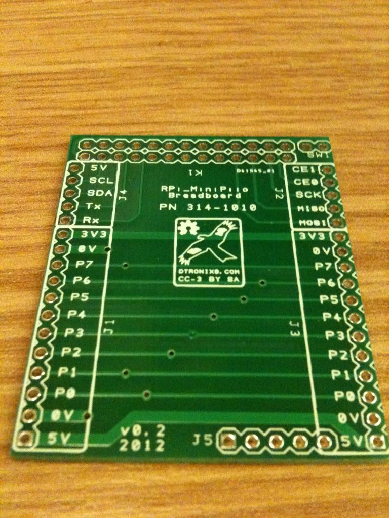 MiniPiio Protoboard udvidelse til Raspberry Pi