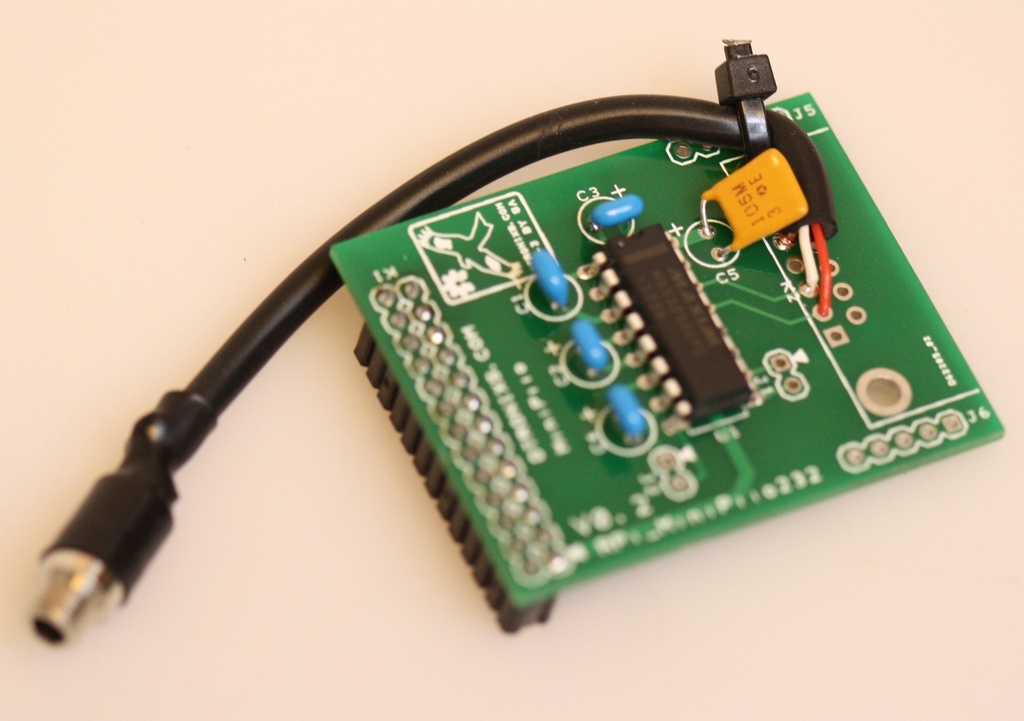 MiniPiio RS232 udvidelse til Raspberry Pi (MED MINIJACK STIK)