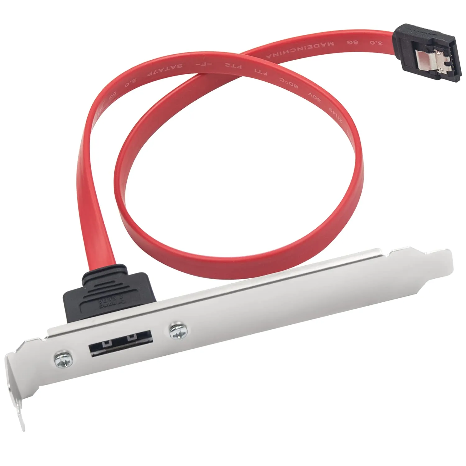 Slot bracket, SATA 1xSATA L to eSATA I