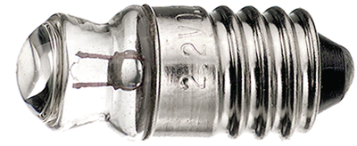 E10-Linselampe 2,2V 300mA 0,66W Ø=9x24mm.