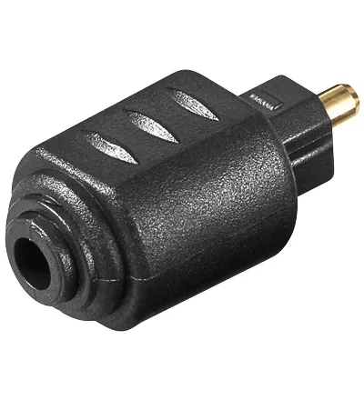 Toslink-adapter, 3,5mm HUN / Toslink HAN