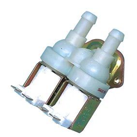 Magnetventil, dobbelt 12mm, 90 grader, 230VAC