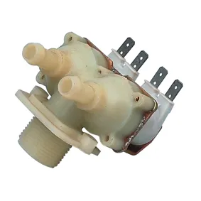 Magnetventil, dobbelt 15mm, 90 grader, 230VAC