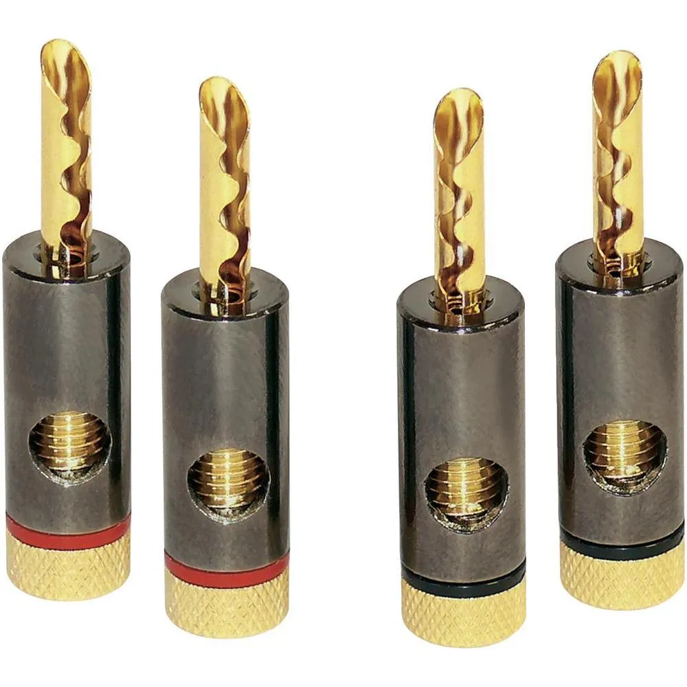 DYNAVOX bananstik, 2 x RØD + 2 x SORT