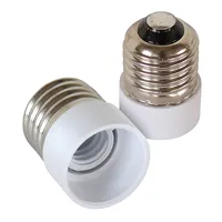 Lampefatnings-adapter E27 - E14, 2 stk.