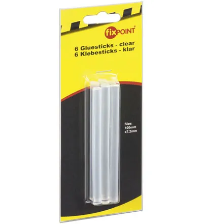 Limstifter for limpistol 8mm, 6 stk.