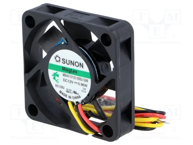 Fan 12V 40x10 V 11,8m³/h 20,6dBA+F-Signal 0,59W