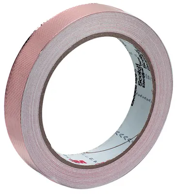 Kobbertape præget Copper 25 mmx16.5 m, 1245 25MMX16.5M