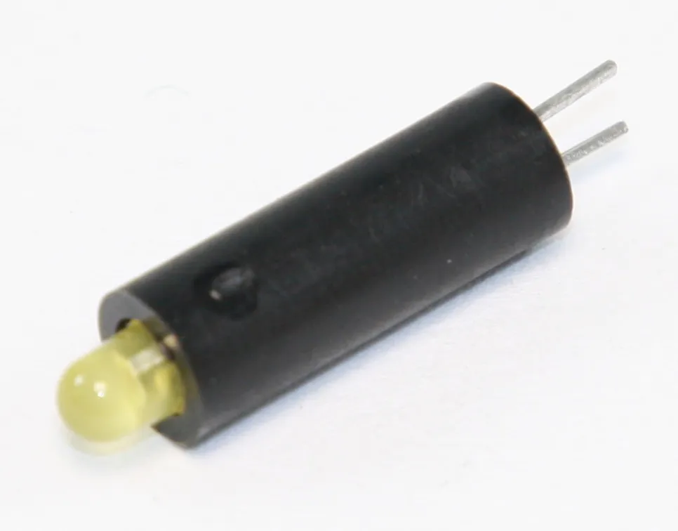 LED-Spacer 13mm/3mm MED GUL LED Pose med 100 stk.