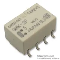 OMRON RELAY, SMD, 2xskifte, 5VDC, 1A, 237R Højisoleret