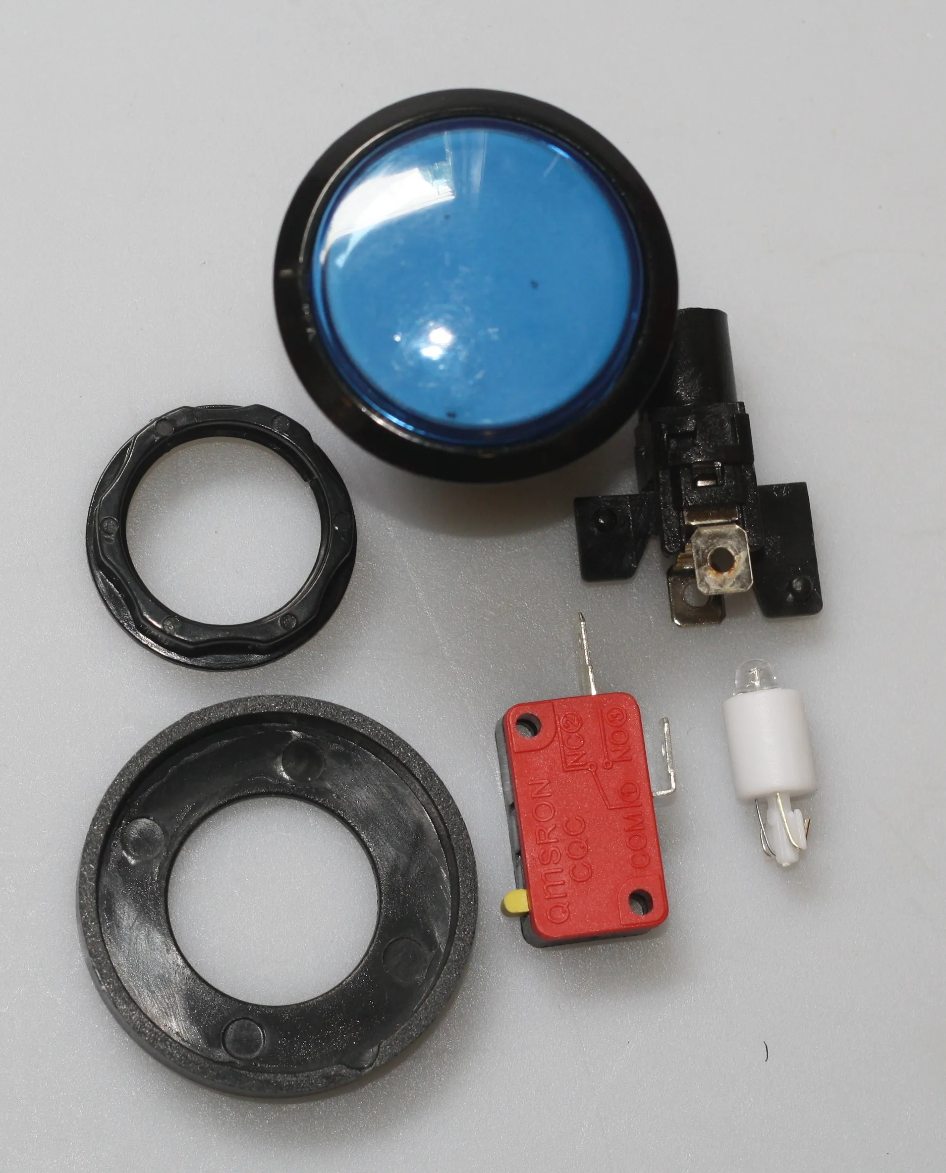 45mm Arcade Style tryktast, BLÅ