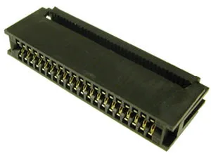 Kantconnector 2x20-pol RM2,54 Fladkabel