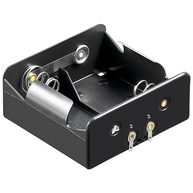 Batteriholder D (Mono) x2 Loddeøjer