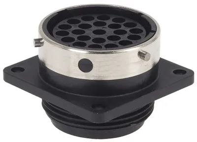 Apparatbøsning Trim Trio 23-polet