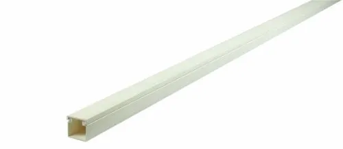 Kabelkanal 15 x 15mm, 2 meter, hvid
