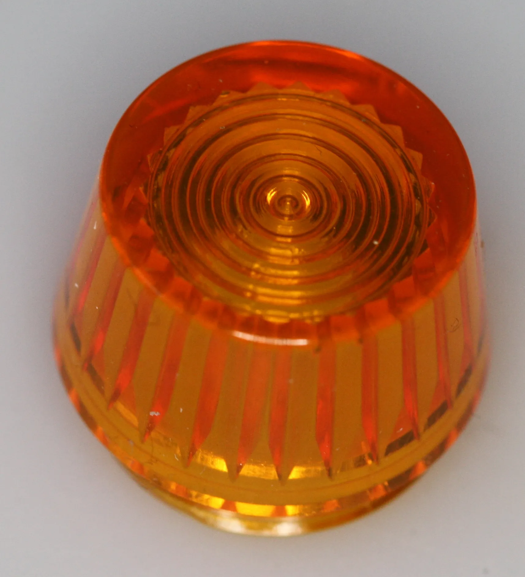 Linse for Lampe Fatning Rafi GUL/ORANGE