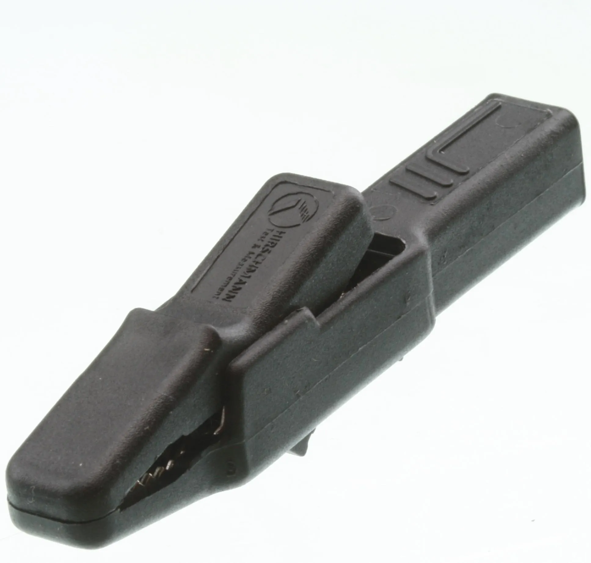 Krokodillenæb, sort 4mm HIRSCHMANN
