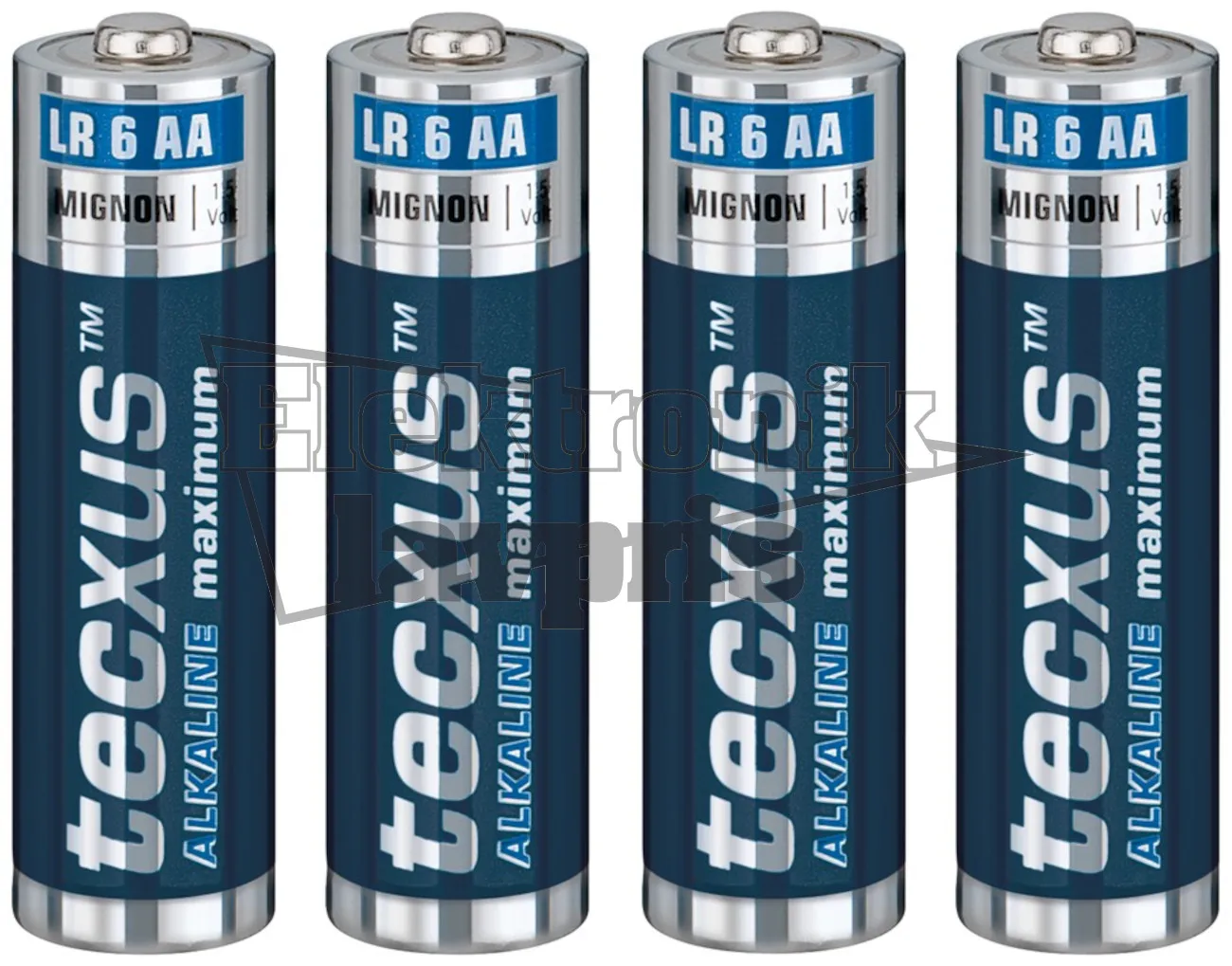 Batterier AA, Tecxus LR6, 4 stk.