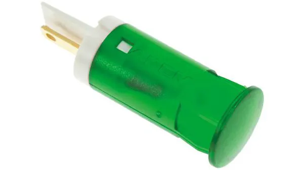 LED-signallys Grøn 220 VAC, Apem