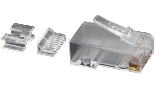 Cat.6a/flex & Solid/Utp RJ45 Modular Plug for RUND kabel