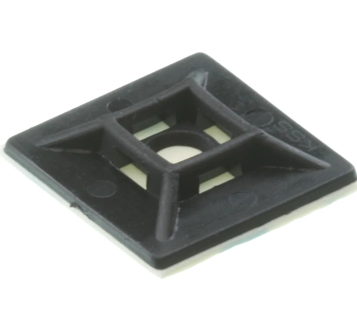 Mounting Plate 28x28mm, SORT